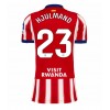Atletico Madrid Morten Hjulmand #23 Hjemmedrakt Kvinner 2026-27 Kortermet